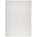 Vloerkleed IZA laagpolig Scandinavisch 240x340 cm crèmekleurig