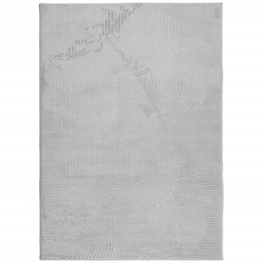 Vloerkleed IZA laagpolig Scandinavisch 200x280 cm grijs
