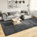 Vloerkleed OVIEDO laagpolig 240x340 cm antracietkleurig