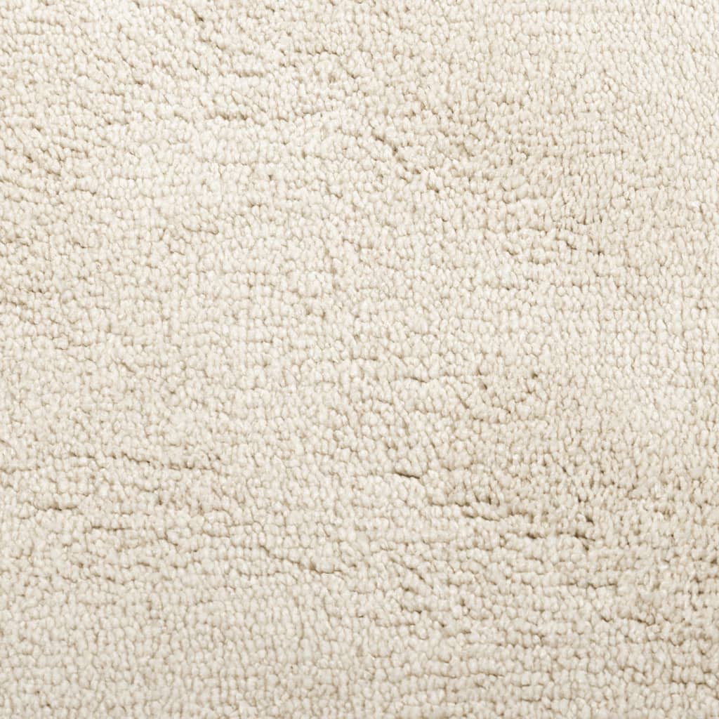 Vloerkleed OVIEDO laagpolig 120x120 cm beige