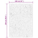 Vloerkleed OVIEDO laagpolig 160x230 cm beige