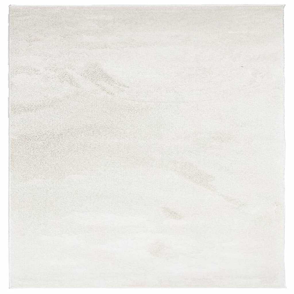 Vloerkleed OVIEDO laagpolig 200x200 cm beige