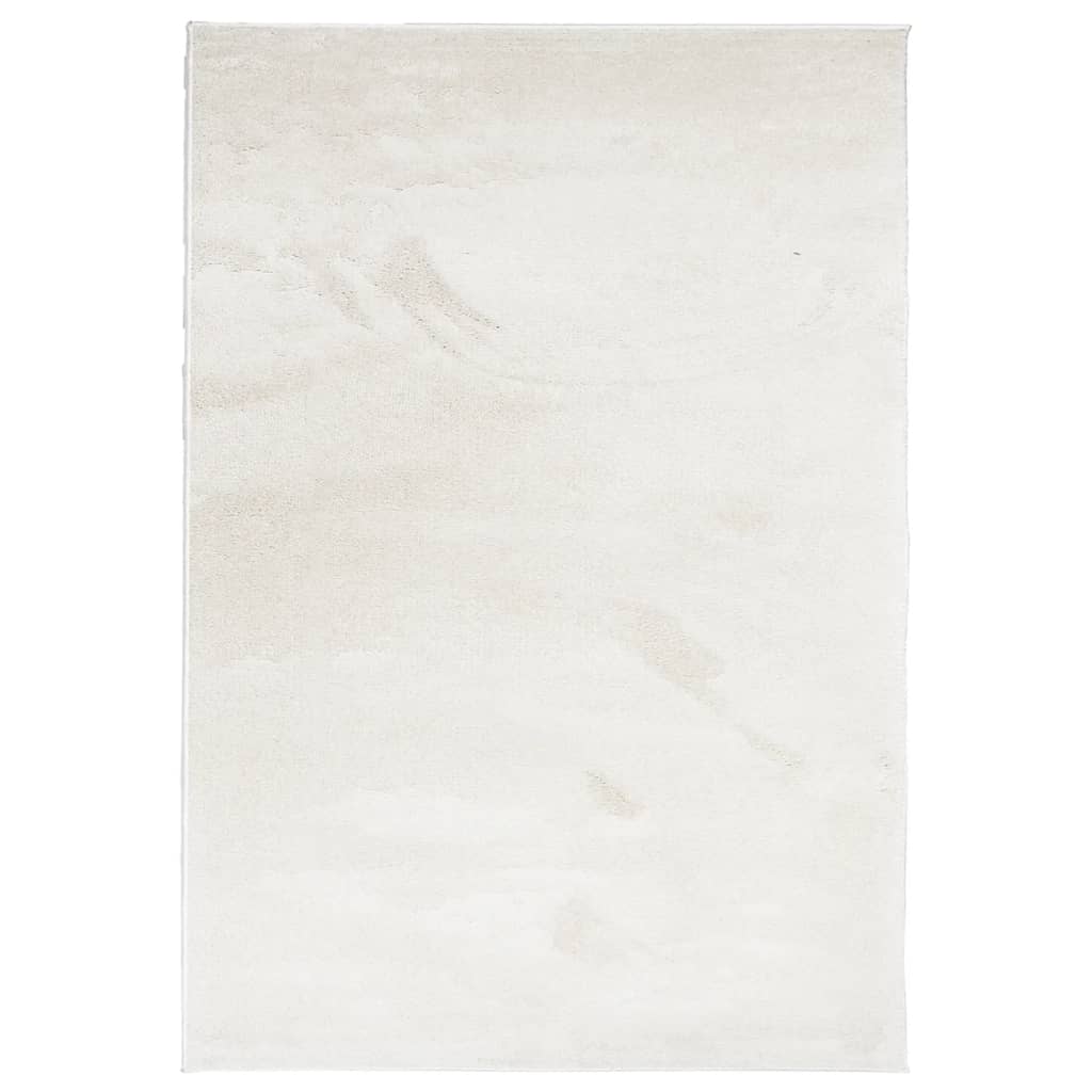 Vloerkleed OVIEDO laagpolig 200x280 cm beige