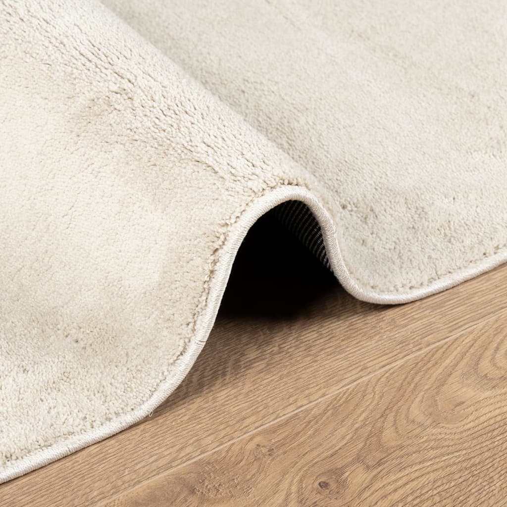 Vloerkleed OVIEDO laagpolig 200x280 cm beige