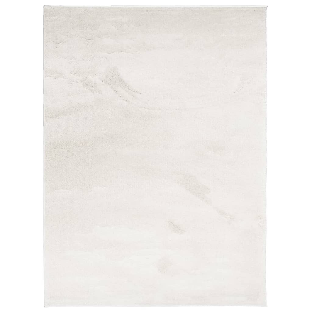 Vloerkleed OVIEDO laagpolig 240x340 cm beige