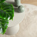 Vloerkleed OVIEDO laagpolig Ø 120 cm beige