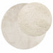 Vloerkleed OVIEDO laagpolig Ø 160 cm beige