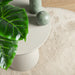 Vloerkleed OVIEDO laagpolig Ø 160 cm beige