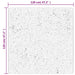 Vloerkleed OVIEDO laagpolig 120x120 cm crèmekleurig