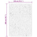 Vloerkleed OVIEDO laagpolig 140x200 cm crèmekleurig