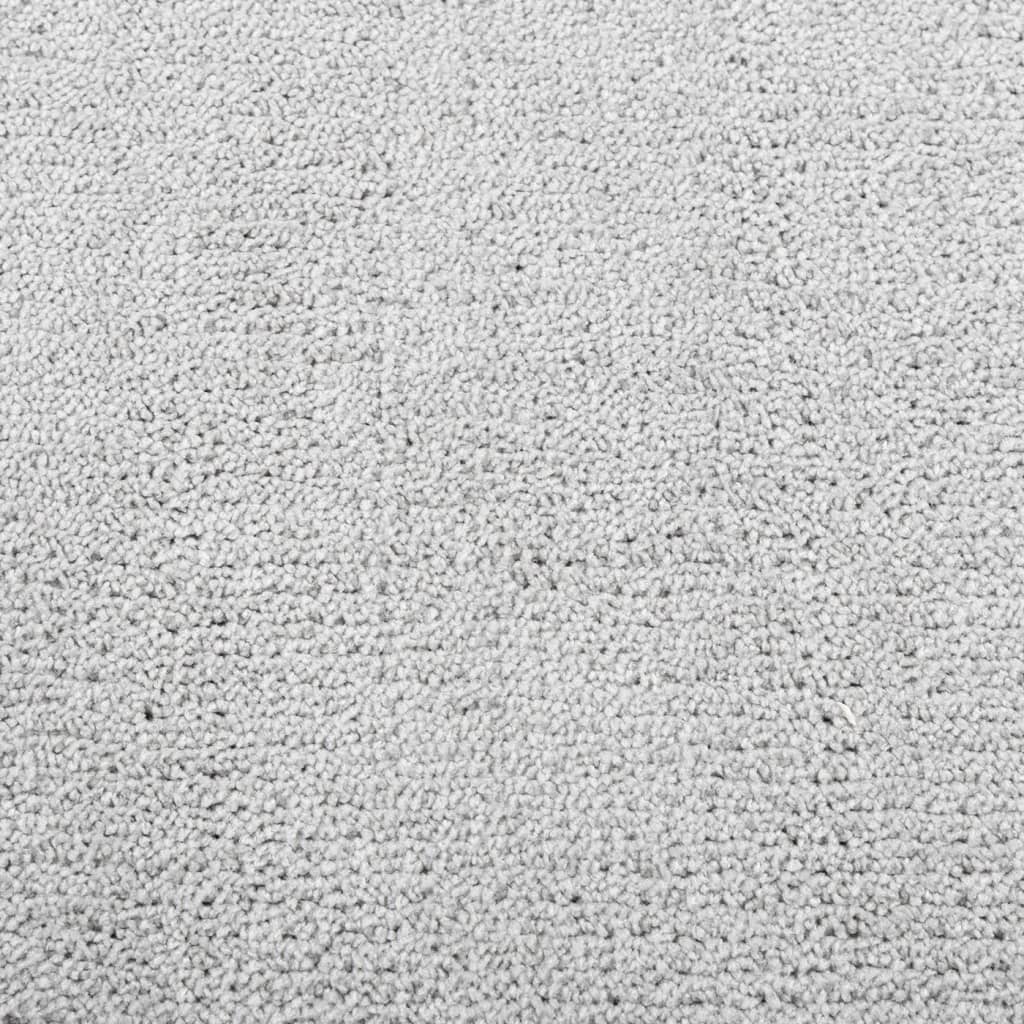 Vloerkleed OVIEDO laagpolig 60x110 cm grijs