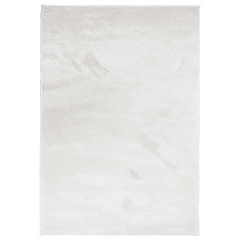 Vloerkleed OVIEDO laagpolig 160x230 cm grijs