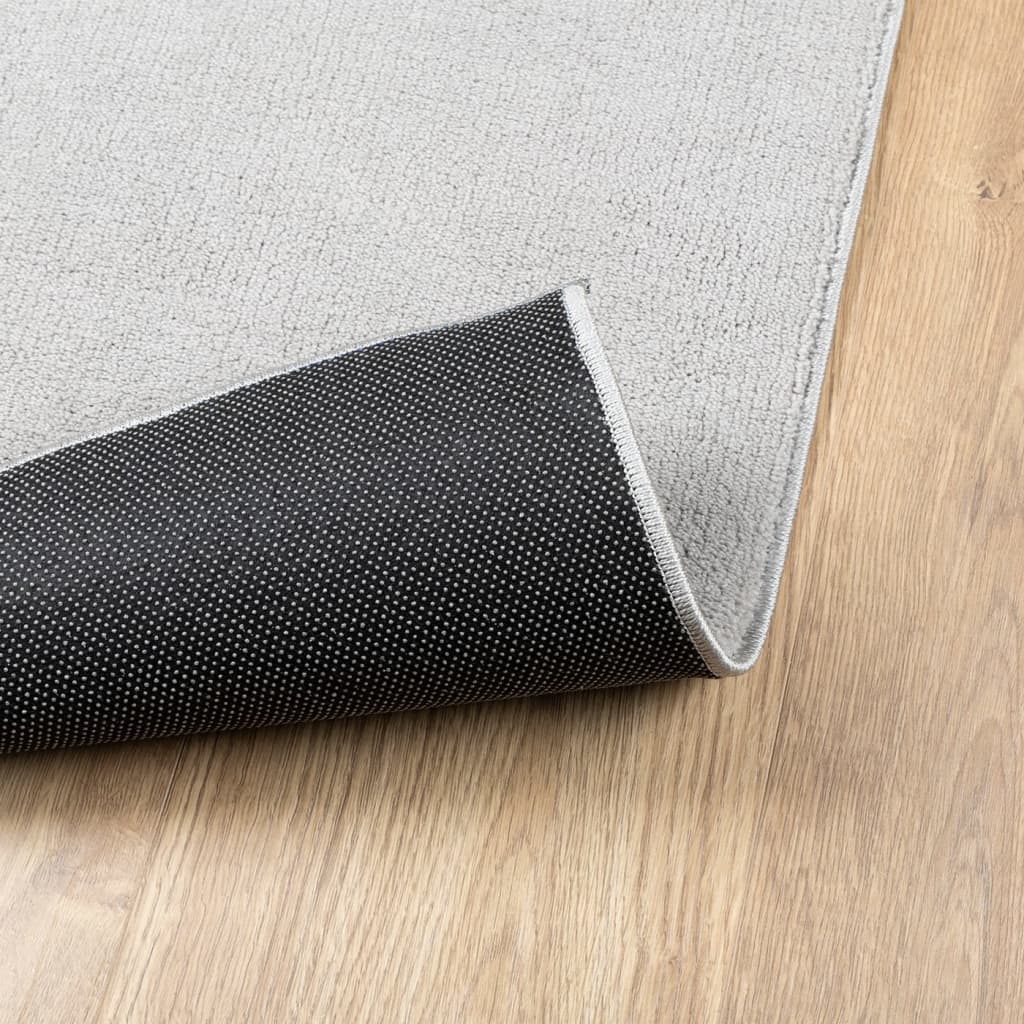 Vloerkleed OVIEDO laagpolig 160x230 cm grijs
