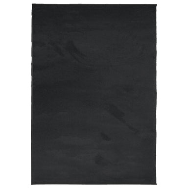 Vloerkleed OVIEDO laagpolig 160x230 cm zwart