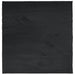 Vloerkleed OVIEDO laagpolig 200x200 cm zwart