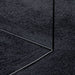 Vloerkleed OVIEDO laagpolig 200x280 cm zwart