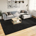 Vloerkleed OVIEDO laagpolig 240x340 cm zwart