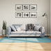 Vloerkleed OVIEDO laagpolig 100x200 cm groen
