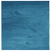 Vloerkleed OVIEDO laagpolig 120x120 cm turquoise