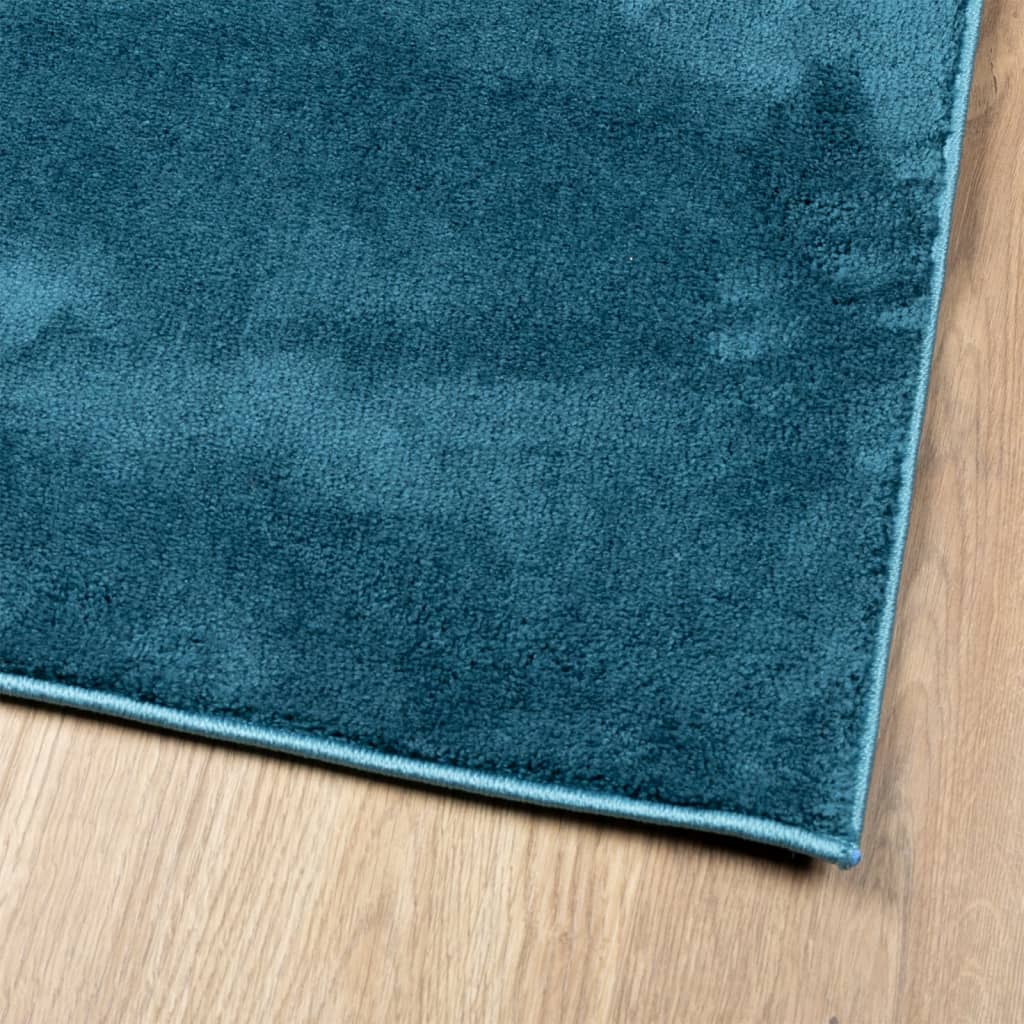 Vloerkleed OVIEDO laagpolig 160x230 cm turquoise