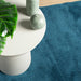 Vloerkleed OVIEDO laagpolig 240x240 cm turquoise