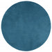 Vloerkleed OVIEDO laagpolig Ø 120 cm turquoise