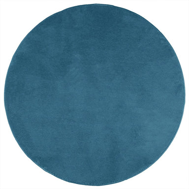 Vloerkleed OVIEDO laagpolig Ø 200 cm turquoise