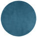 Vloerkleed OVIEDO laagpolig Ø 200 cm turquoise