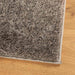 Vloerkleed ISTAN hoogpolig glanzend 80x150 cm grijs