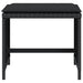 Tuinkrukken 4 st met kussens 41x41x36 cm poly rattan zwart