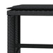 Tuinkrukken 4 st met kussens 41x41x36 cm poly rattan zwart