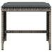 Tuinkrukken 4 st met kussens 41x41x36 cm poly rattan grijs