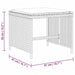 Tuinkrukken 4 st met kussens 41x41x36 cm poly rattan bruin