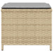 Tuinkrukken 4 st met kussens 41x41x36 cm poly rattan beige