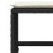 Tuinkrukken 4 st met kussens 41x41x36 cm poly rattan zwart