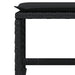 Tuinkrukken 4 st met kussens 41x41x36 cm poly rattan zwart