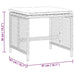 Tuinkrukken 4 st met kussens 41x41x36 cm poly rattan grijs