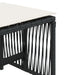 Tuinkrukken 4 st met kussens 41x41x36 cm poly rattan zwart
