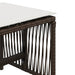 Tuinkrukken 4 st met kussens 41x41x36 cm poly rattan bruin