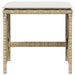 Tuinkrukken 4 st met kussens 41x41x36 cm poly rattan beige