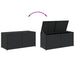 Tuinbox 283 L poly rattan zwart