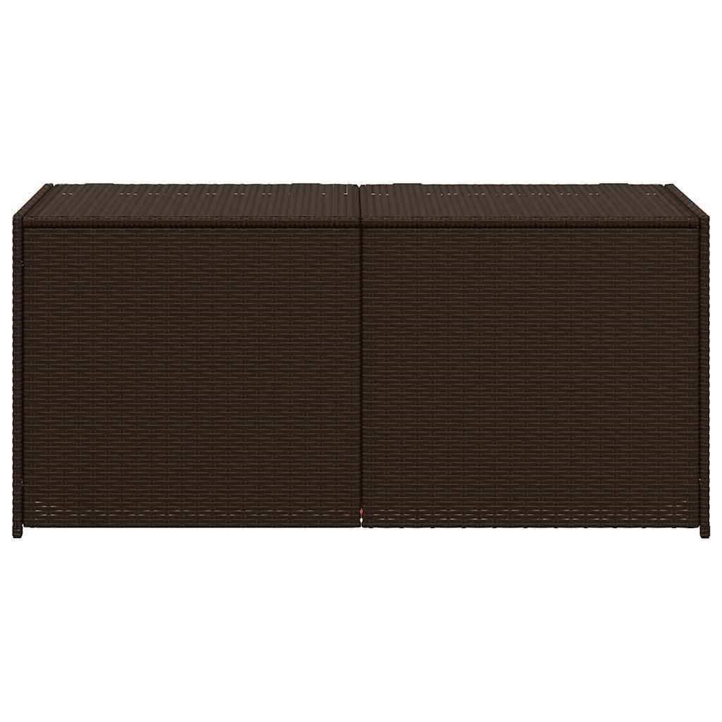 Tuinbox 283 L poly rattan bruin