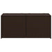 Tuinbox 283 L poly rattan bruin