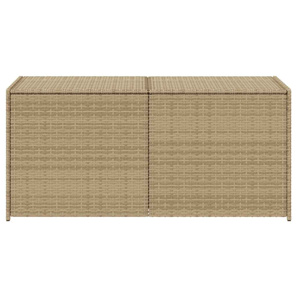 Tuinbox 283 L poly rattan gemengd beige