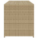 Tuinbox 283 L poly rattan gemengd beige