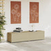 Tuinbox met wielen 469 L poly rattan gemengd beige