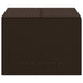 Tuinbox 291 L poly rattan bruin