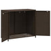 Tuinkast 83x45x76 cm poly rattan bruin