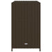Tuinkast 83x45x76 cm poly rattan bruin
