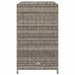Tuinkast 83x45x76 cm poly rattan grijs